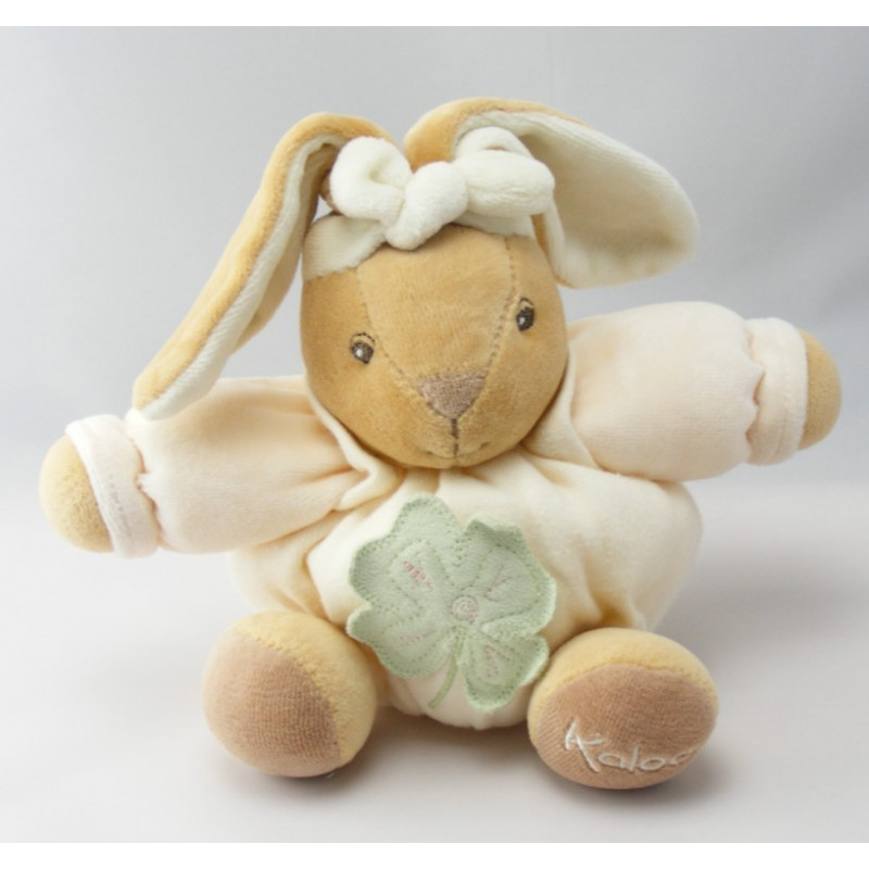Doudou lapin beige rose KALOO 1998