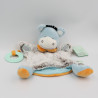 Doudou et compagnie marionnette ane cheval marron bleu orange Eureka