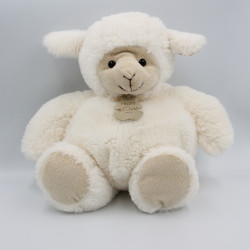 Doudou peluche mouton blanc beige HISTOIRE D'OURS