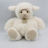 Doudou peluche mouton blanc beige HISTOIRE D'OURS