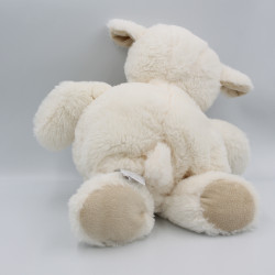 Doudou peluche mouton blanc beige HISTOIRE D'OURS
