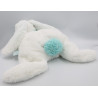 Grand doudou et compagnie lapin blanc bleu Pompon Amande