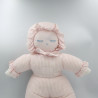 Ancien doudou poupée lutin rayé rose blanc TARTINE ET CHOCOLAT