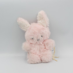 Ancienne peluche lapin rose...