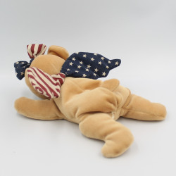 Doudou peluche Beanie Babies ours beige avec ailes Américain TY