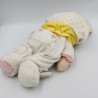 Ancienne Poupée lapin blanc Jammie Pies Les petits bonheurs PLAYSKOOL 1987 Rare