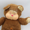 Ancienne Peluche ours marron Nombrilou AJENA