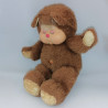 Ancienne Peluche ours marron Nombrilou AJENA