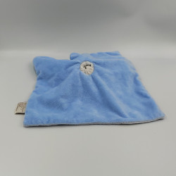 Doudou plat koala beige bleu feuille DOUKIDOU