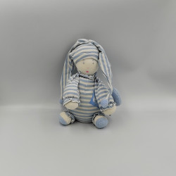 Peluche chien blanc mauve jaune bleu tachetés TY