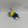 Doudou peluche l'âne Trotro jaune bleu GALLIMARD JEUNESSE