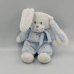 Doudou luminescent lapin blanc bleu étoiles Simba Toys NICOTOY