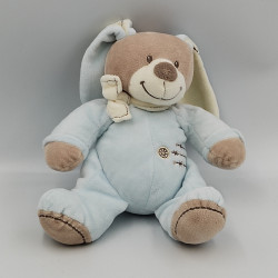 Doudou lapin beige bleu NICOTOY SIMBE TOYS