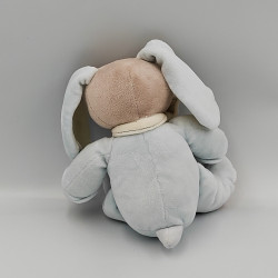 Doudou lapin beige bleu NICOTOY SIMBE TOYS