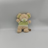 Doudou souris beige vert NICOTOY