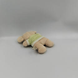 Doudou souris beige vert NICOTOY
