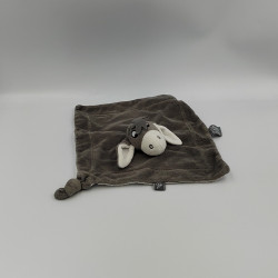 Doudou plat Bourriquet gris...