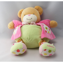 Doudou ours boule rose TAKINOU 