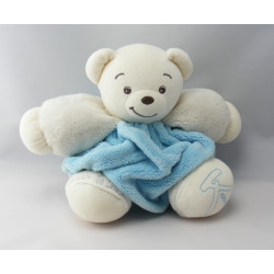 Doudou ours plume bleu blanc KALOO 1998