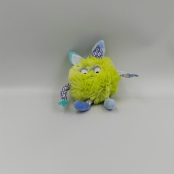 Doudou et compagnie lapin monstre vert Oobiz porte clef