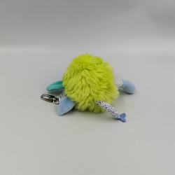 Doudou et compagnie lapin monstre vert Oobiz porte clef