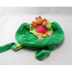 Doudou musical louna l'abeille fleur verte MOULIN ROTY