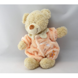 Doudou ours habit combinaison bleu TEX 
