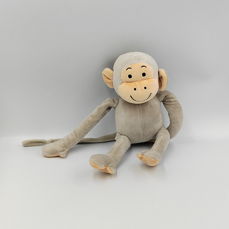 Doudou singe Popi salopette rouge BAYARD PRESSE 2020