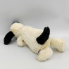 Doudou chien blanc noir JELLYCAT 32 cm