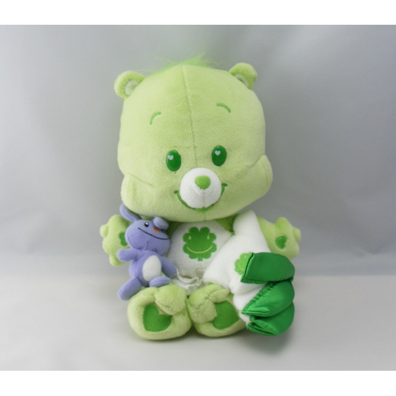 Peluche Bisounours vert Grostaquin étoile filante CARE BEARS