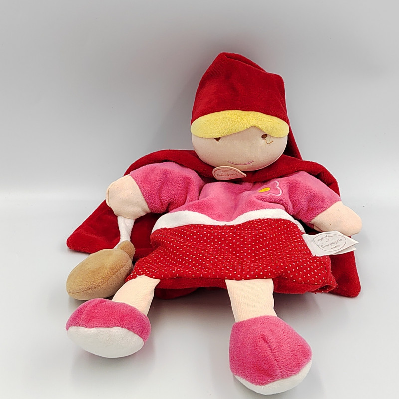 Doudou et compagnie marionnnette poupée chaperon rouge