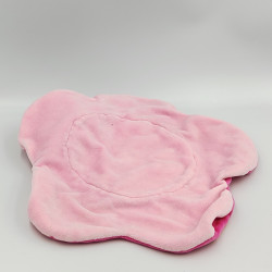 Doudou plat fleur rose louna l'abeille MOULIN ROTY