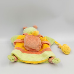 Doudou et compagnie plat marionnette escargot Choco vert orange
