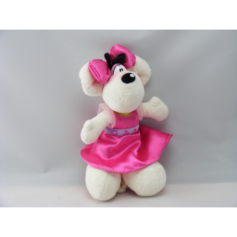 Doudou souris rose Diddlina avec tétine et doudou DIDDL