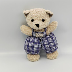 Doudou ours salopette...