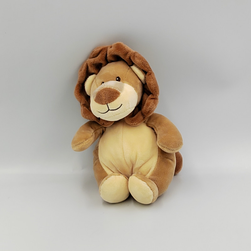 Doudou lion marron beige GIPSY