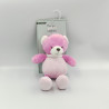 Doudou ours rose MES PETITS CAILLOUX CMP