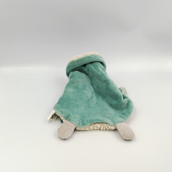 Doudou plat chat vert les Pachats MOULIN ROTY