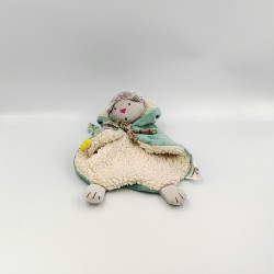 Doudou plat chat vert les Pachats MOULIN ROTY
