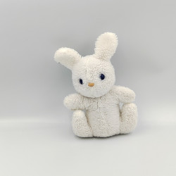 Doudou peluche lapin blanc BOULGOM