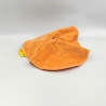 Doudou plat lion rouge orange vert PREMAMAN