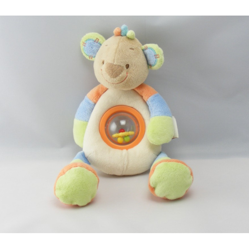 Doudou hochet singe koala beige DOUKIDOU