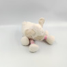 Doudou mouton blanc rose Lila MOULIN ROTY