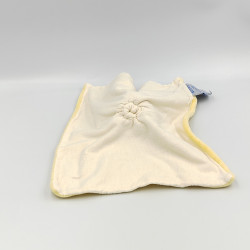 Doudou plat lapin jaune carotte KING BEAR