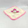 Doudou plat singe blanc rose ZEEMAN