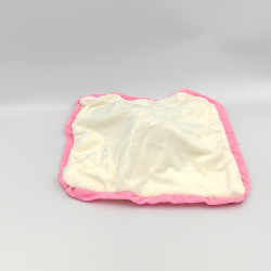 Doudou plat singe blanc rose ZEEMAN