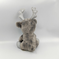 Peluche cerf elan renne gris blanc argenté PRIMARK