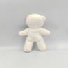 Ancien doudou chat blanc rose COROLLE