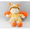 Doudou garçon coccinelle rouge jaune NICOTOY 