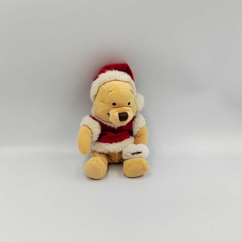 Peluche Winnie l'ourson déguisé en père Noël Collection Disney Store